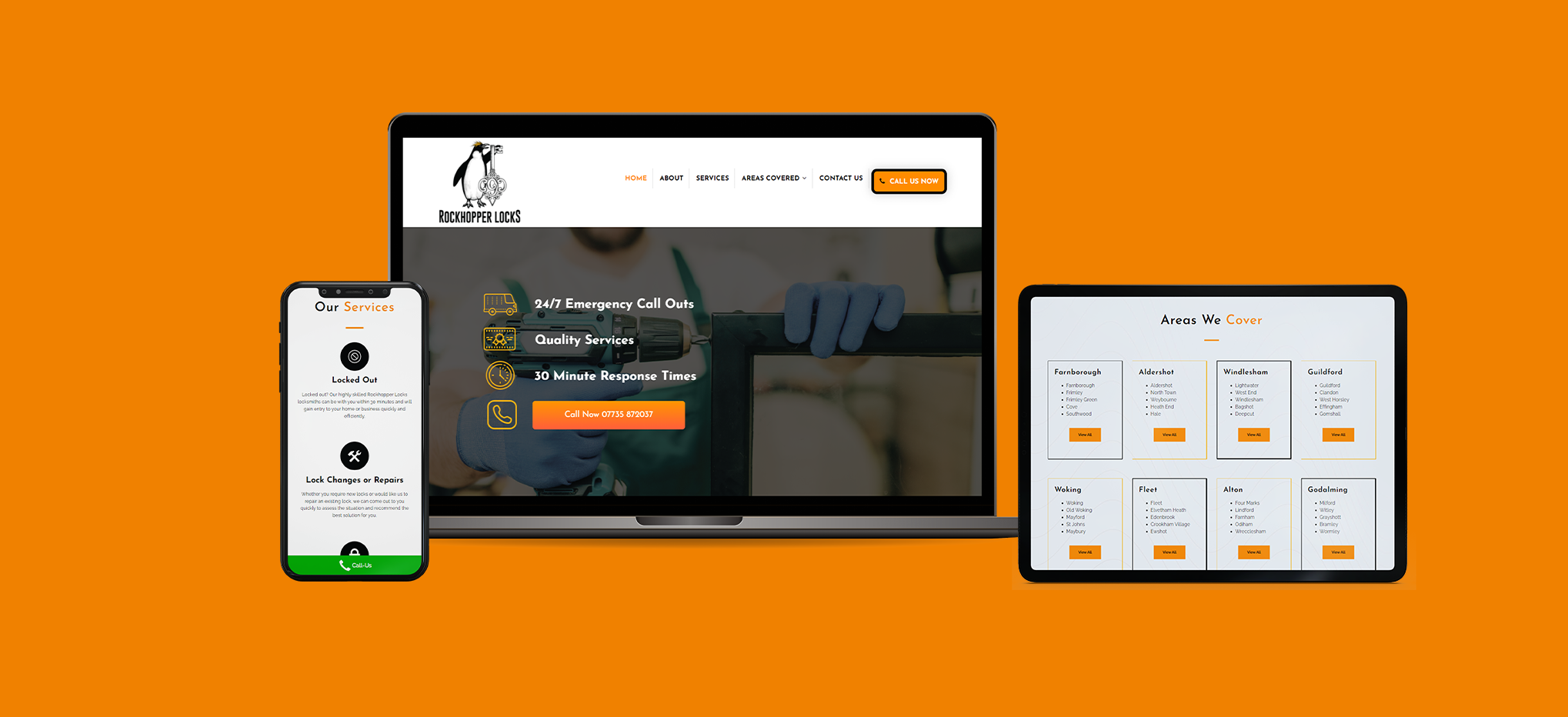 Rockhopper Locks Case study Website design build
