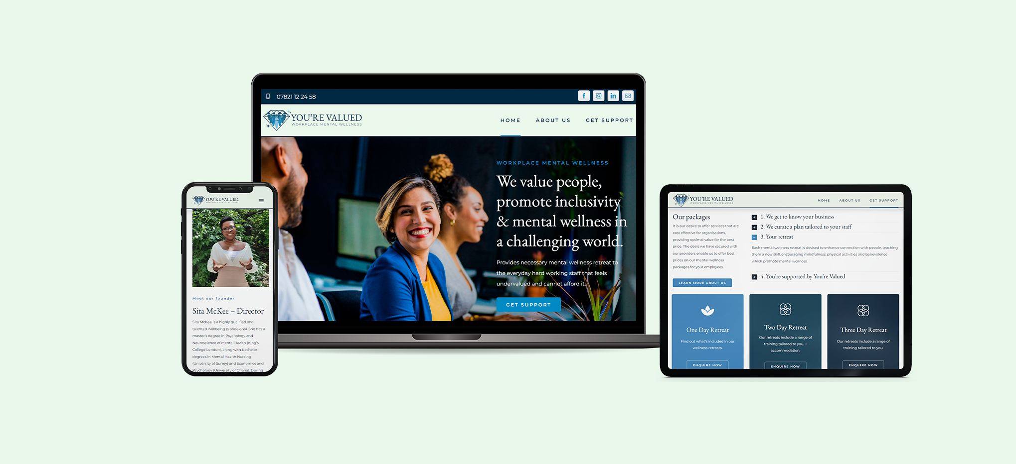Youre Valued Case study Website design build