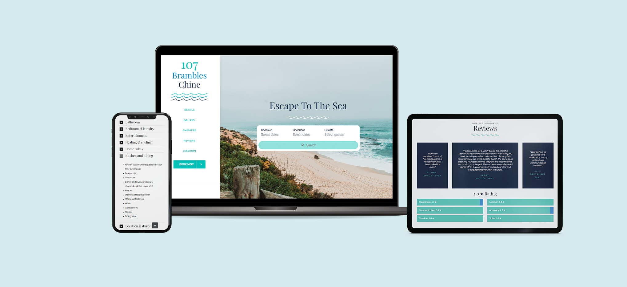 107 Brambles Chine Case study Website design build