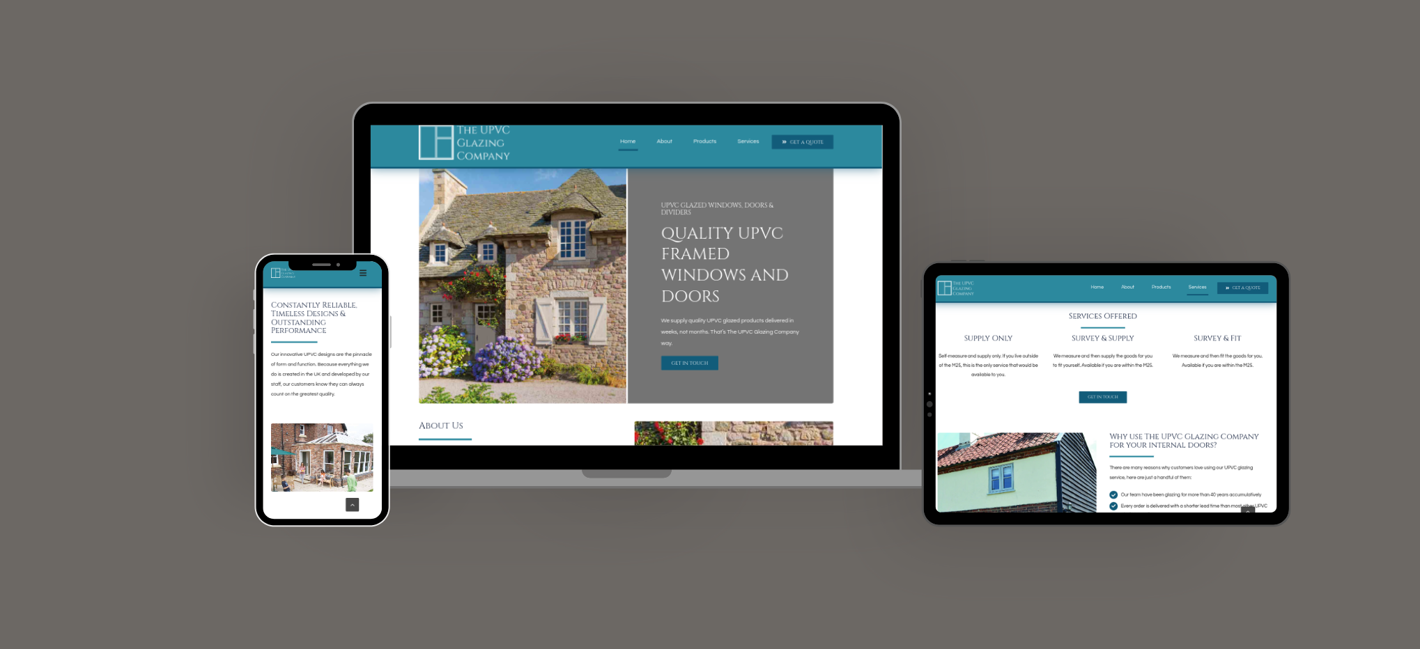 UPV Glaxing Company Case study Website design build