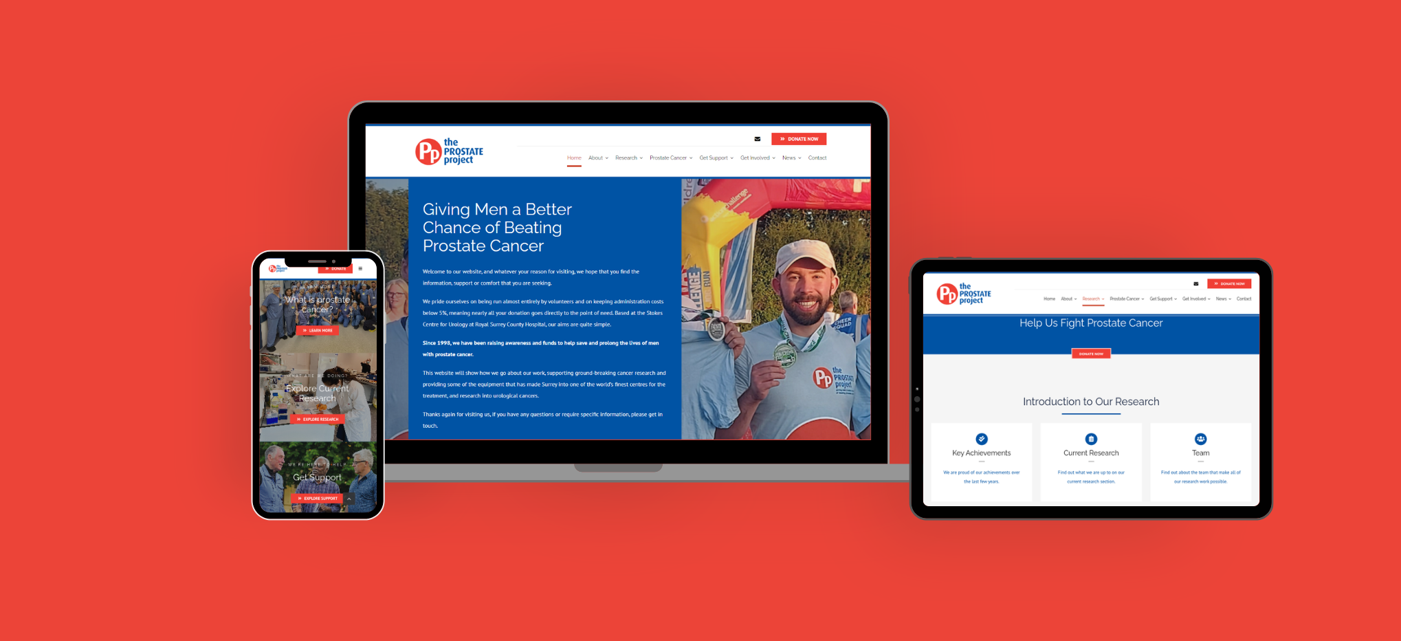 Prostate Project Case study Website design build