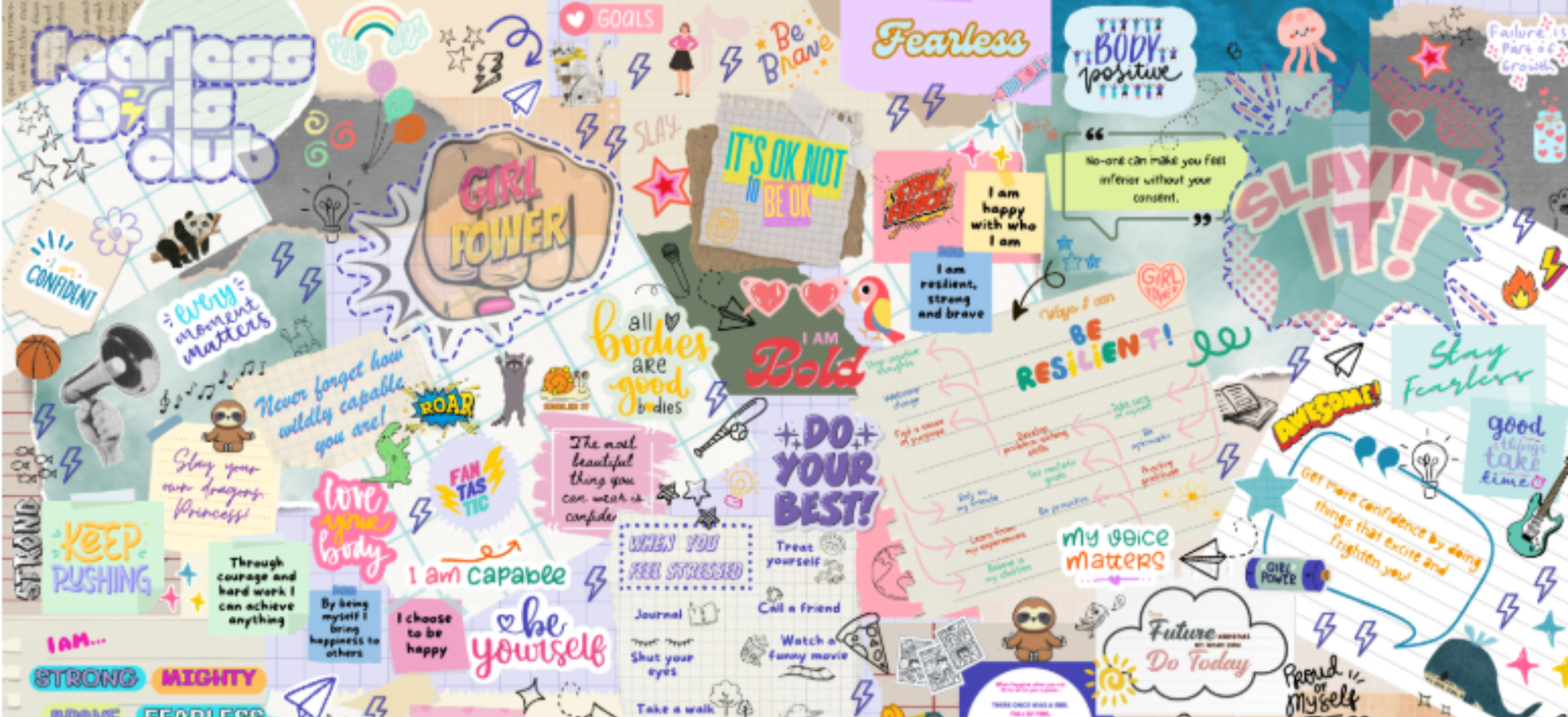 Fearless Girls Club design advice visual assets graphic design project