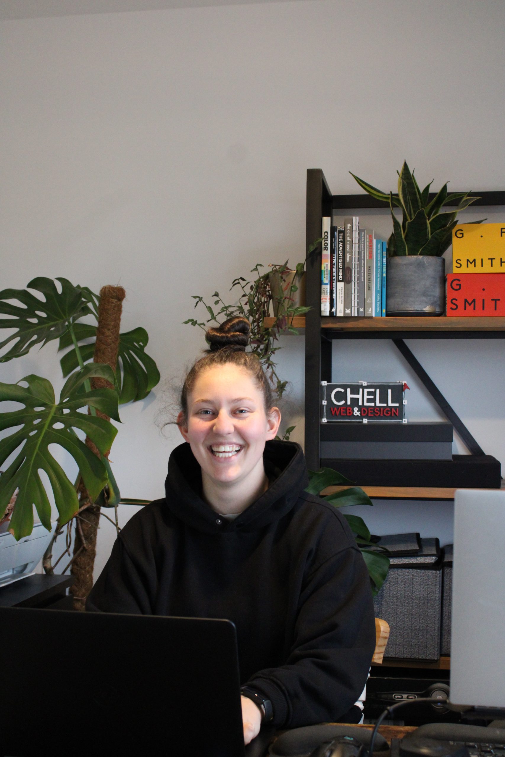 Daniella Mitchell Chell Web & Design laptop working website design graphics maintenance SEO agency bespoke web